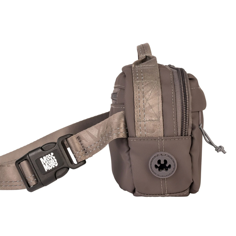 Max & Molly Training Bag Matrix 2.0 Stone поясна сумка для ласощів - сірий