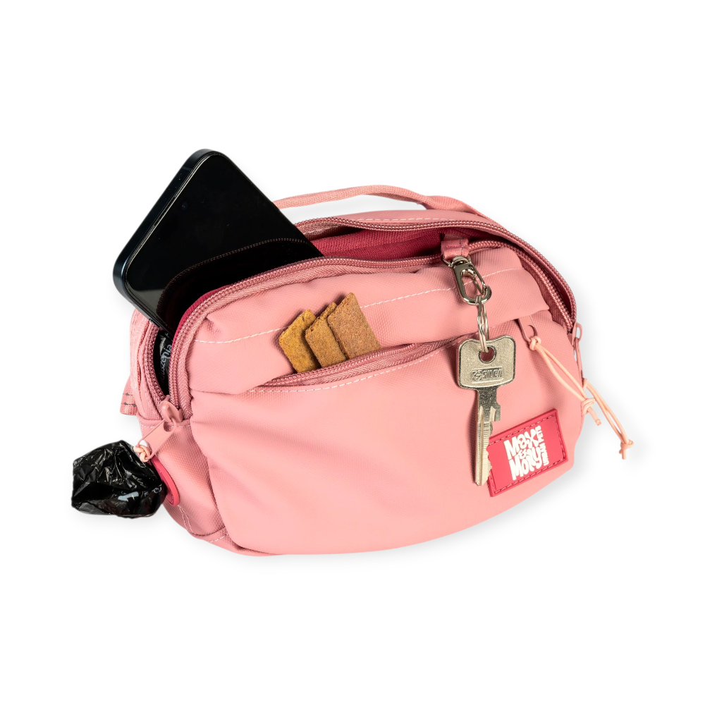 Max & Molly Training Bag Matrix 2.0 Rose поясна сумка для ласощів - рожевий