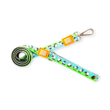 Max & Molly Short Leash Black Sheep короткий поводок, принт черная овца - XS