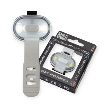 Max & Molly Matrix Ultra LED Safety безпечний LED-ліхтарик на нашийник, білий