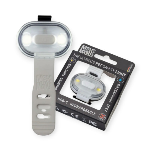 Max & Molly Matrix Ultra LED Safety безпечний LED-ліхтарик на нашийник, білий