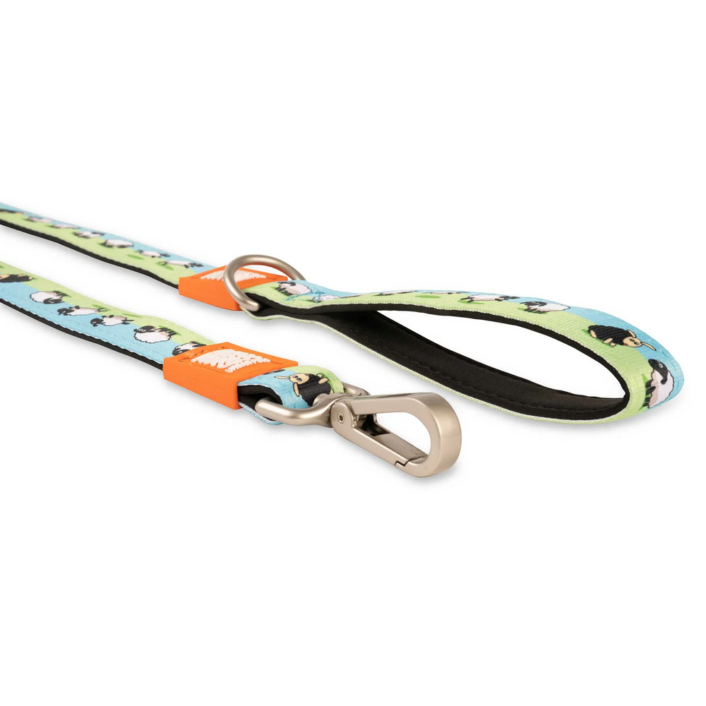 Max & Molly Short Leash Black Sheep короткий повідець, принт чорна вівця - М