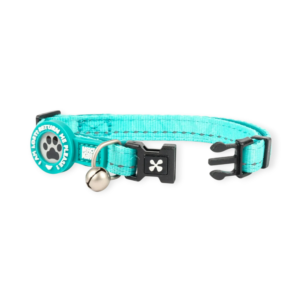 Max & Molly Smart ID Cat Matrix 2.0 Turquoise нашийник для котів, бірюзовий - one size