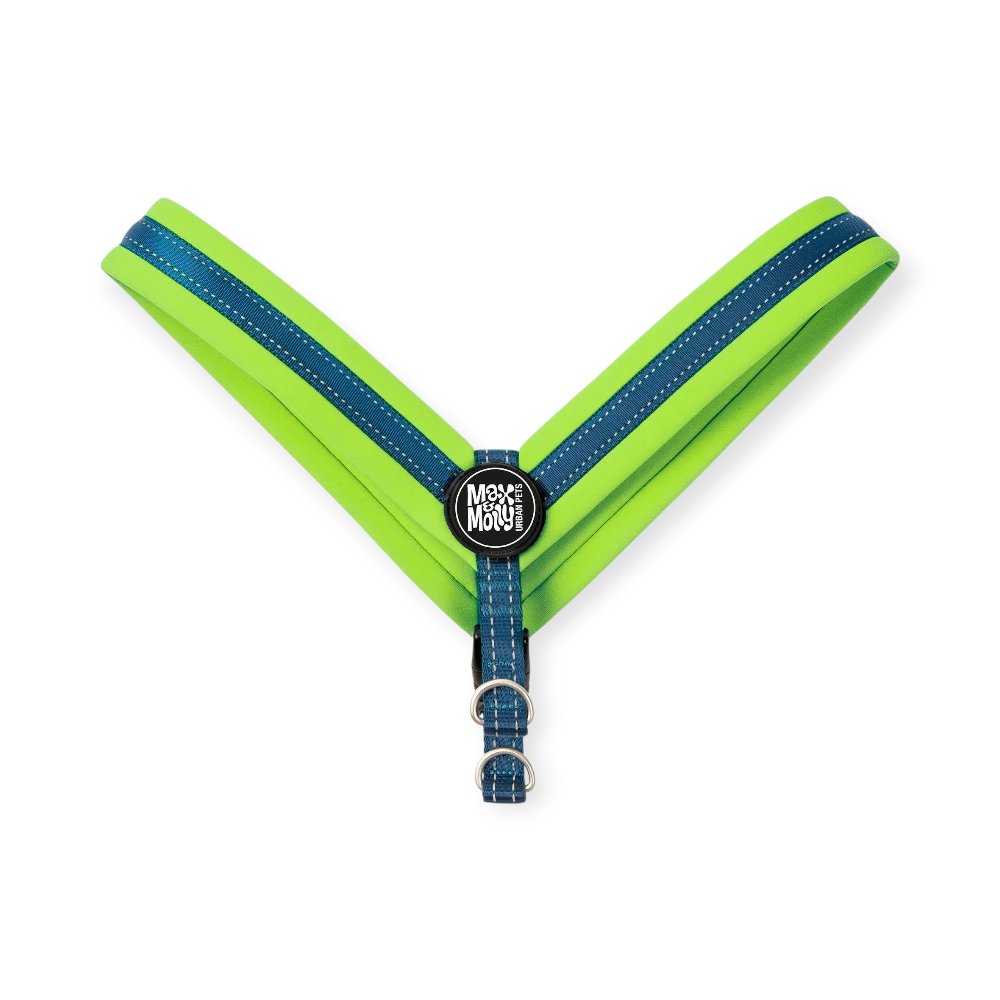 Max & Molly Q-Fit Harness Matrix Green шлея для собак, зелений - XXS