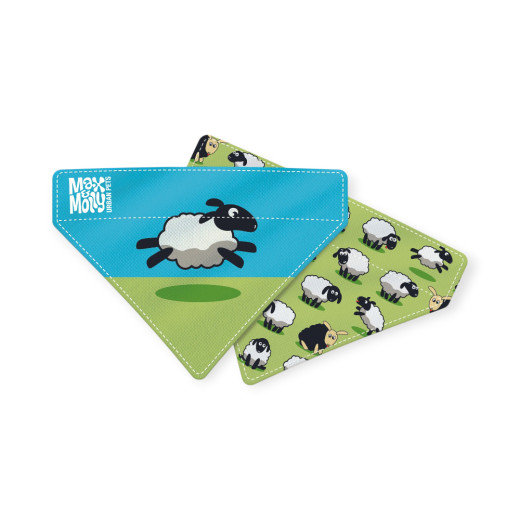 Max & Molly Bandana Black Sheep бандана на нашийник собаки, принт чорна вівця - M/L