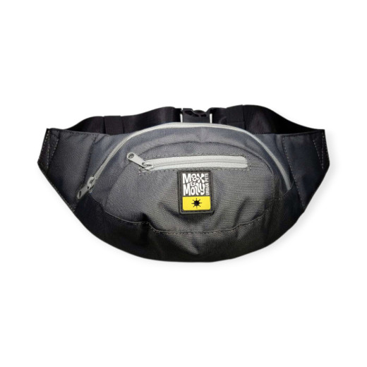 Max & Molly Waist Bag Gray поясная сумка для прогулок - серый