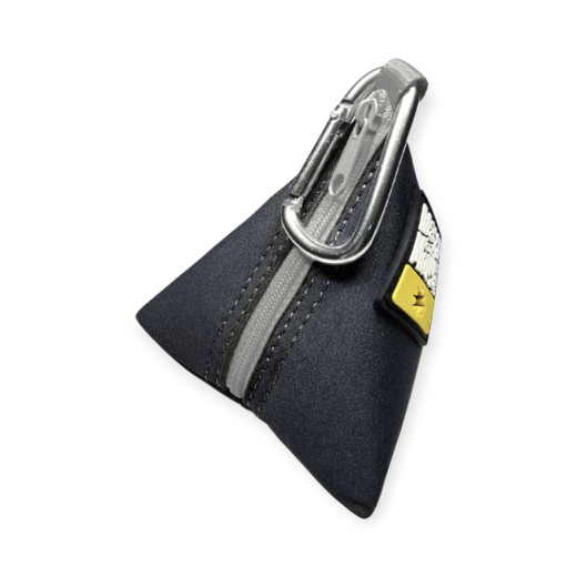 Max & Molly Poo Bag Carrier Silver Диспенсер для пакетов - серый