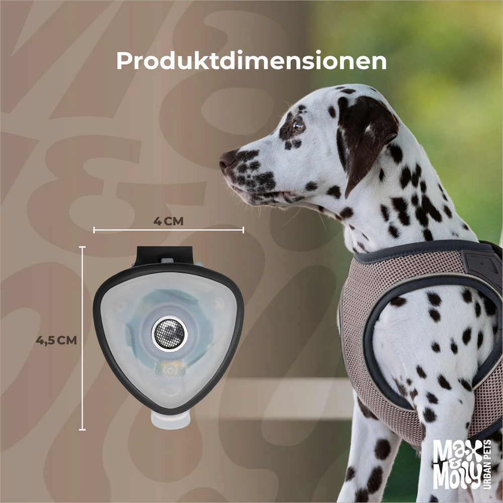 Max & Molly Soundshield Ultrasonic відлякувач від бліх та кліщів для собак - чорний
