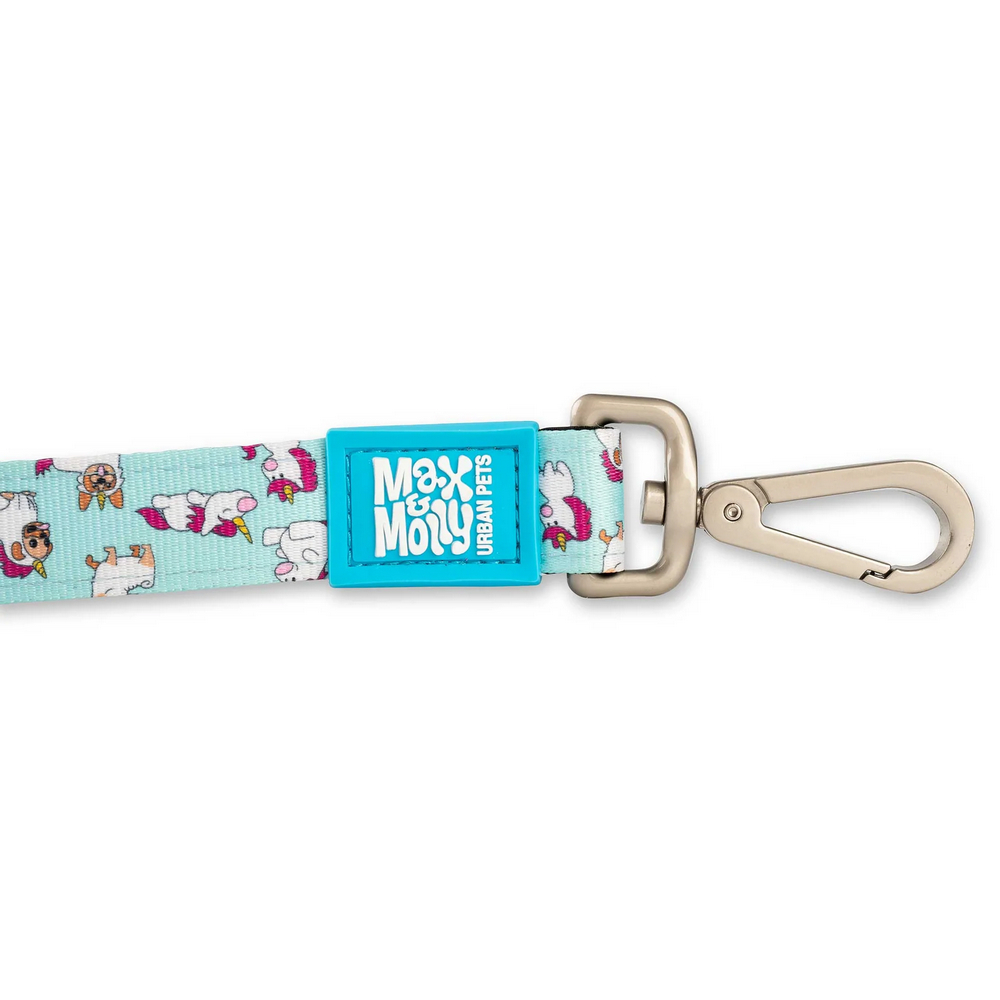 Max & Molly Short Leash Unicorn короткий повідець, принт єдиноріг - M