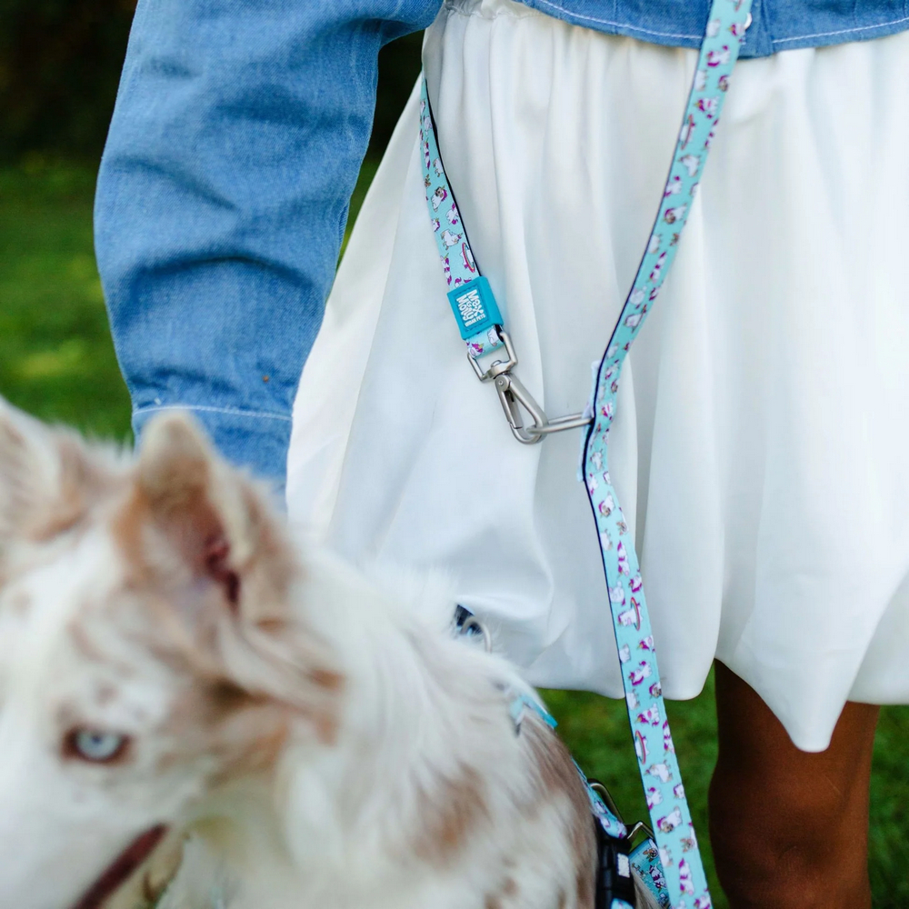Max & Molly Short Leash Unicorn короткий повідець, принт єдиноріг - M