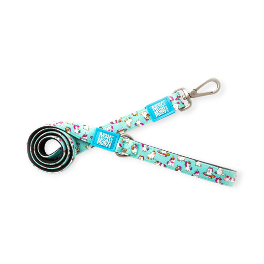 Max & Molly Short Leash Unicorn короткий повідець, принт єдиноріг - M