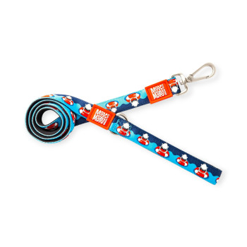 Max & Molly Short Leash Frenzy the Shark короткий повідець, принт акула - XS