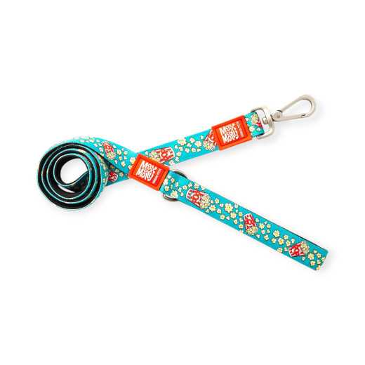 Max & Molly Short Leash Popcorn короткий повідець, принт попкорн - XS