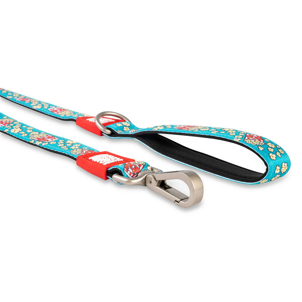 Max & Molly Short Leash Popcorn короткий повідець, принт попкорн - S