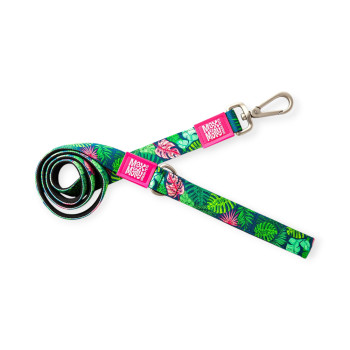 Max & Molly Short Leash Tropical короткий повідець, принт тропіки - XS