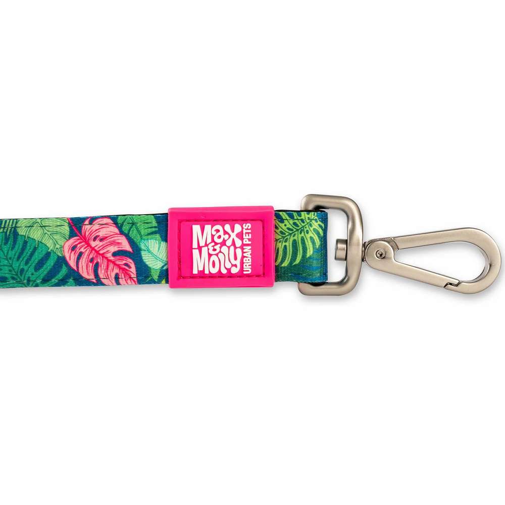 Max & Molly Short Leash Tropical короткий повідець, принт тропіки - М