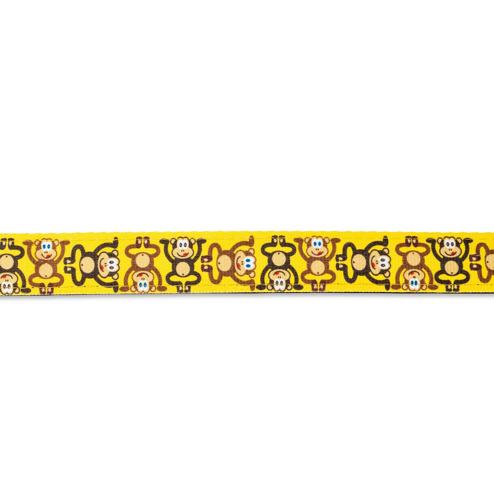 Max & Molly Multi-Function Leash Monkey багатофункціональний повідець, принт мавпячий маніяк - L