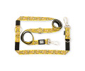 Max & Molly Multi-Function Leash Monkey багатофункціональний повідець, принт мавпячий маніяк - L