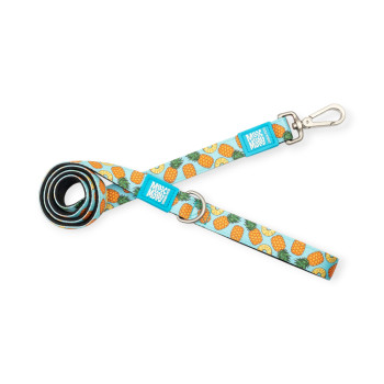 Max & Molly Short Leash Sweet Pineapple короткий повідець, принт ананас - М