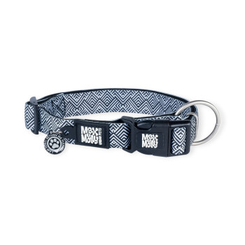 Max & Molly Smart ID Mykonos Black нашийник для собак, принт нічний Міконос - XS