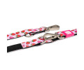 Max & Molly Multi-Function Leash Strawberry багатофункціональний повідець, принт полунична мрія - S