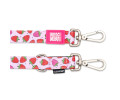 Max & Molly Multi-Function Leash Strawberry багатофункціональний повідець, принт полунична мрія - М