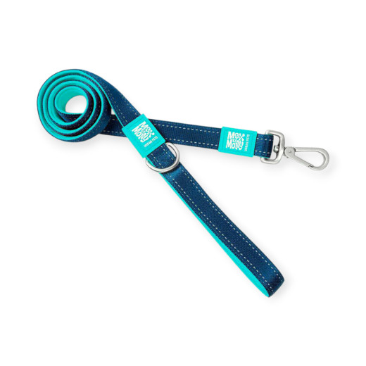 Max & Molly Short Leash Matrix Sky Blue короткий повідець, синій - S