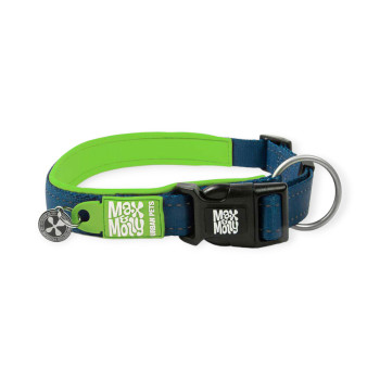 Max & Molly Smart ID Matrix Lime Green нашийник для собак, зелений - XS