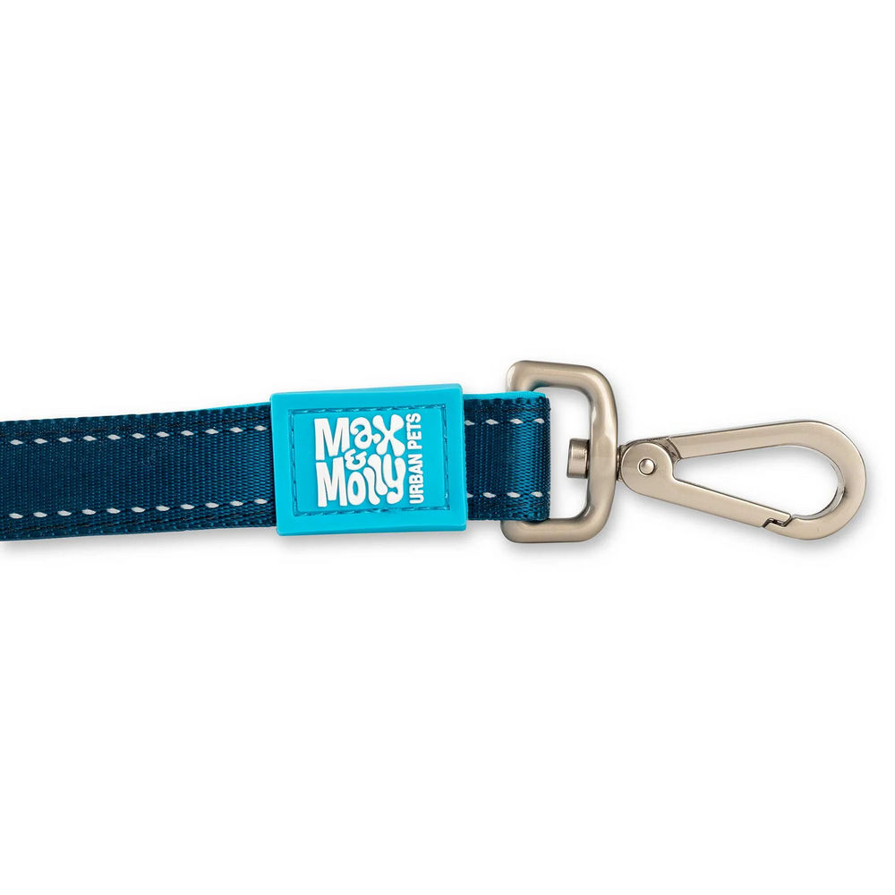 Max & Molly Short Leash Matrix Sky Blue короткий повідець, синій - L