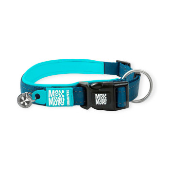 Max & Molly Smart ID Matrix Sky Blue нашийник для собак, синій - S