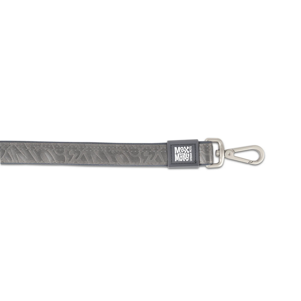 Max & Molly Short Leash Matrix 2.0 Stone короткий повідець, сірий - L