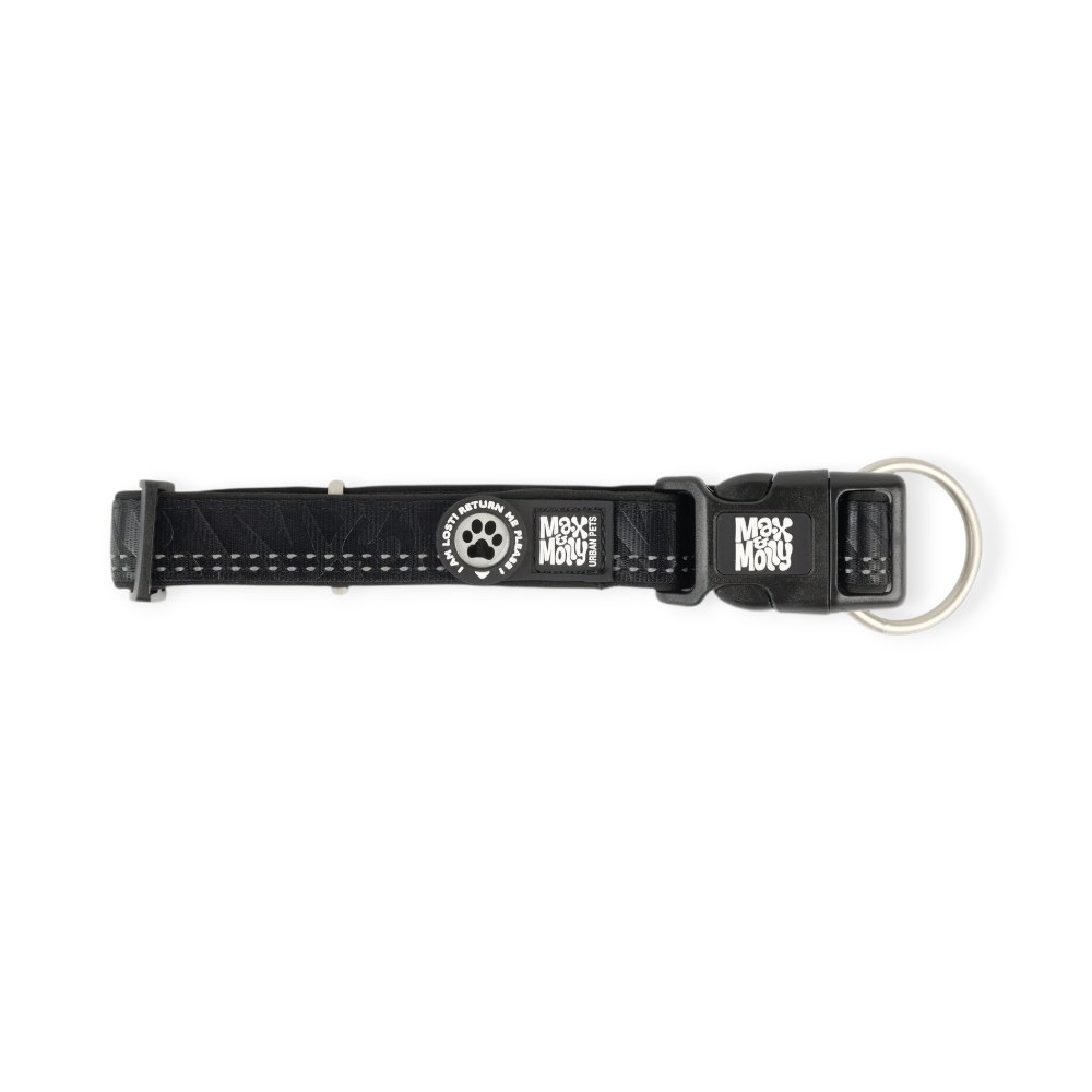 Max & Molly Smart ID Matrix 2.0 Black нашийник для собак, чорний  - M