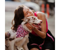 Max & Molly Bandana Leopard Pink бандана на нашийник собаки, принт леопард - XS/S