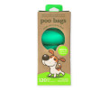 Poo Bags біорозкладні гігієнічні пакети, з ароматом яблука - 8 рулонів