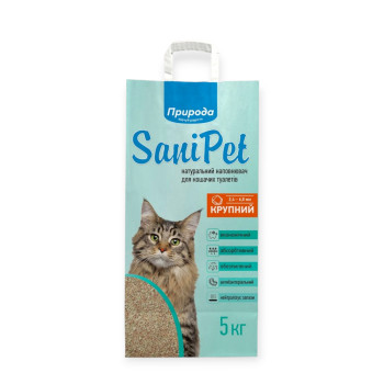 Pripoda Sani Pet бентонітовий наповнювач велика фракція, без аромату - 7 л