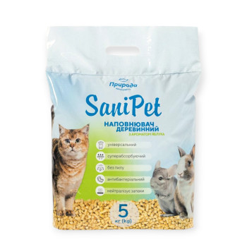 Pripoda Sani Pet деревний наповнювач, з ароматом яблука - 5 кг