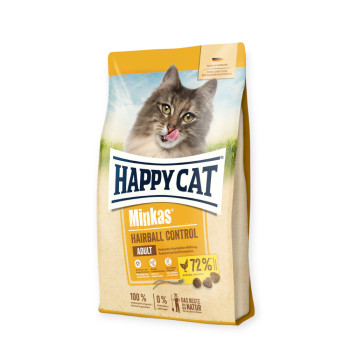 Happy Cat Minkas Hairball Control сухий корм для виведення шерсті у котів, з птицею - 1,5 кг