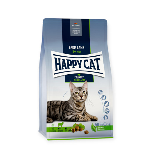 Happy Cat Culinary Weide-Lamm сухий корм для котів, з ягням - 1,3 кг
