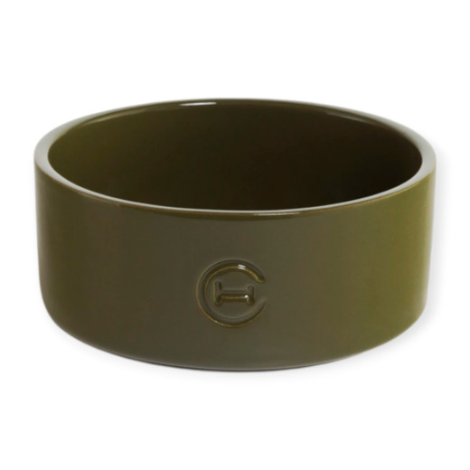Harley & Cho Ceramic Bowl Olive миска керамічна для собак і котів, оливковий - 450 мл