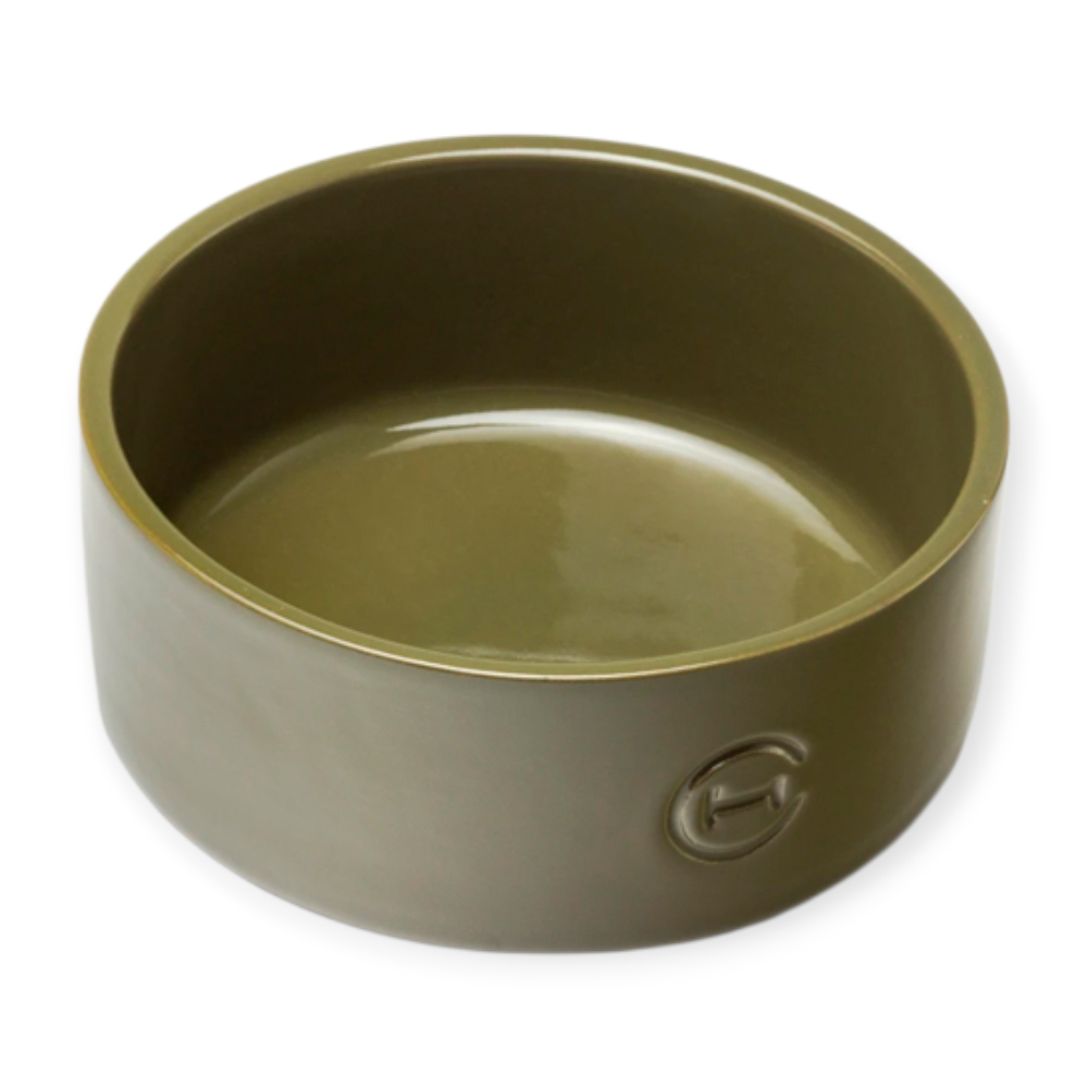 Harley & Cho Ceramic Bowl Olive миска керамічна для собак і котів, оливковий - 450 мл