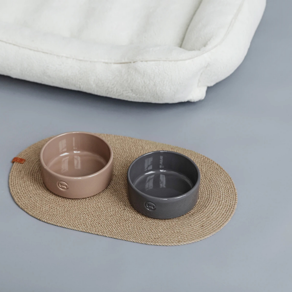 Harley & Cho Ceramic Bowl Cacao миска керамічна для собак і котів, бежевий - 450 мл