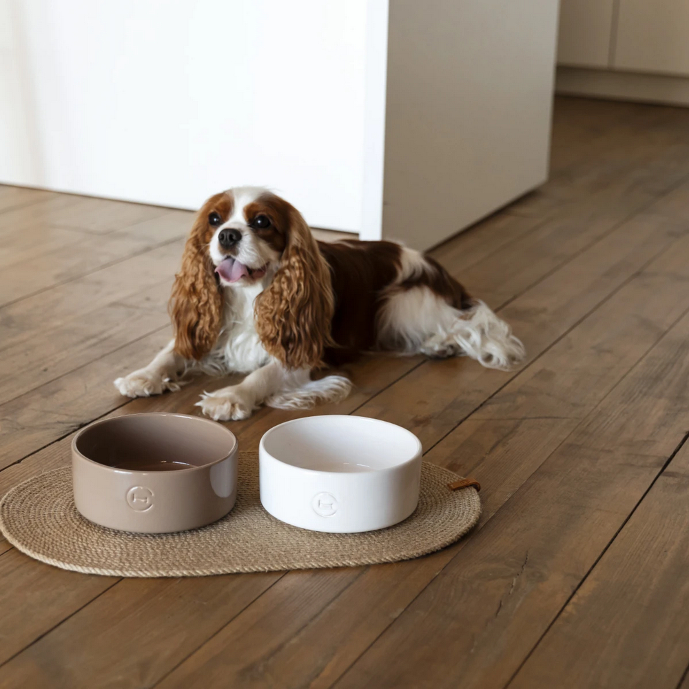 Harley & Cho Ceramic Bowl Cacao миска керамічна для собак і котів, бежевий - 450 мл