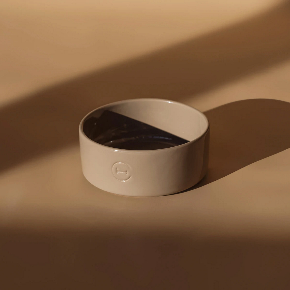 Harley & Cho Ceramic Bowl Cacao миска керамічна для собак і котів, бежевий - 850 мл