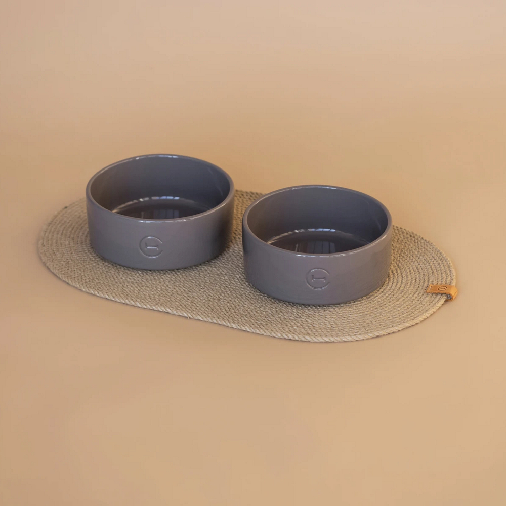 Harley & Cho Ceramic Bowl Gray миска керамічна для собак і котів, сірий - 450 мл