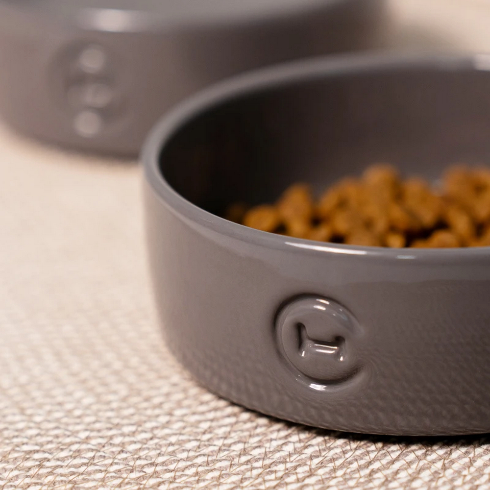 Harley & Cho Ceramic Bowl Gray миска керамічна для собак і котів, сірий - 450 мл