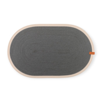 Harley & Cho Gray килимок під миску для собак та котів, сірий - 30×50 см