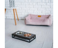 Harley & Cho Lunch Bar Brown Wood & Black миски на підставці для собак та котів, чорний - 200 мл