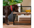 Harley & Cho Lift Natural Wood & Black миски на підставці з регульованою висотою, чорний - 1,8 л