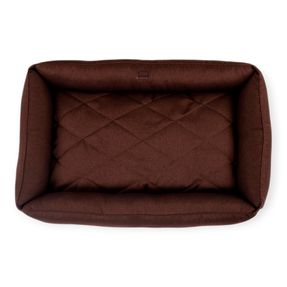 Harley & Cho Sofa Brown лежак з підсиленою поверхнею для собак, коричневий - L