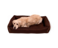 Harley & Cho Sofa Brown лежак з підсиленою поверхнею для собак, коричневий - L